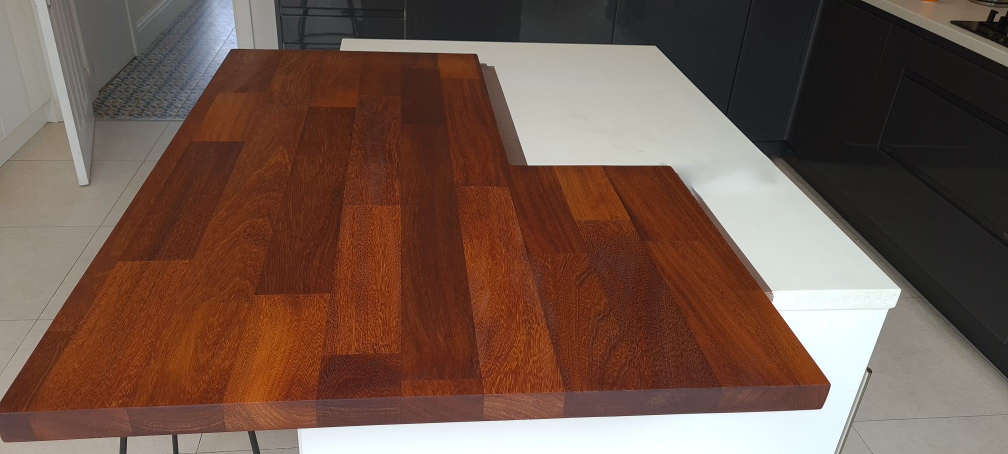 Sanding and revarnishing in Twickenham, after