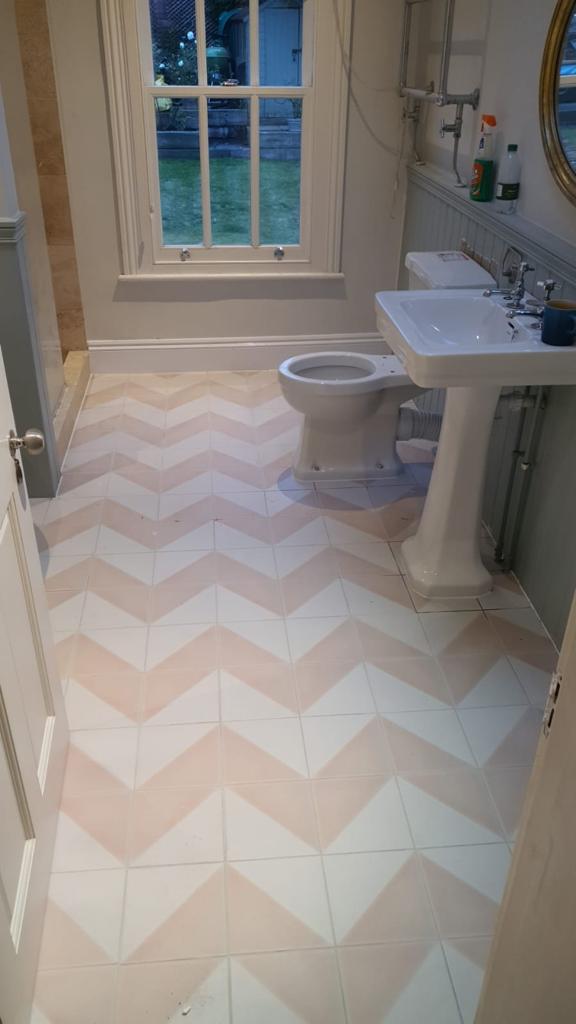 Bathroom renovation in Guildford, after