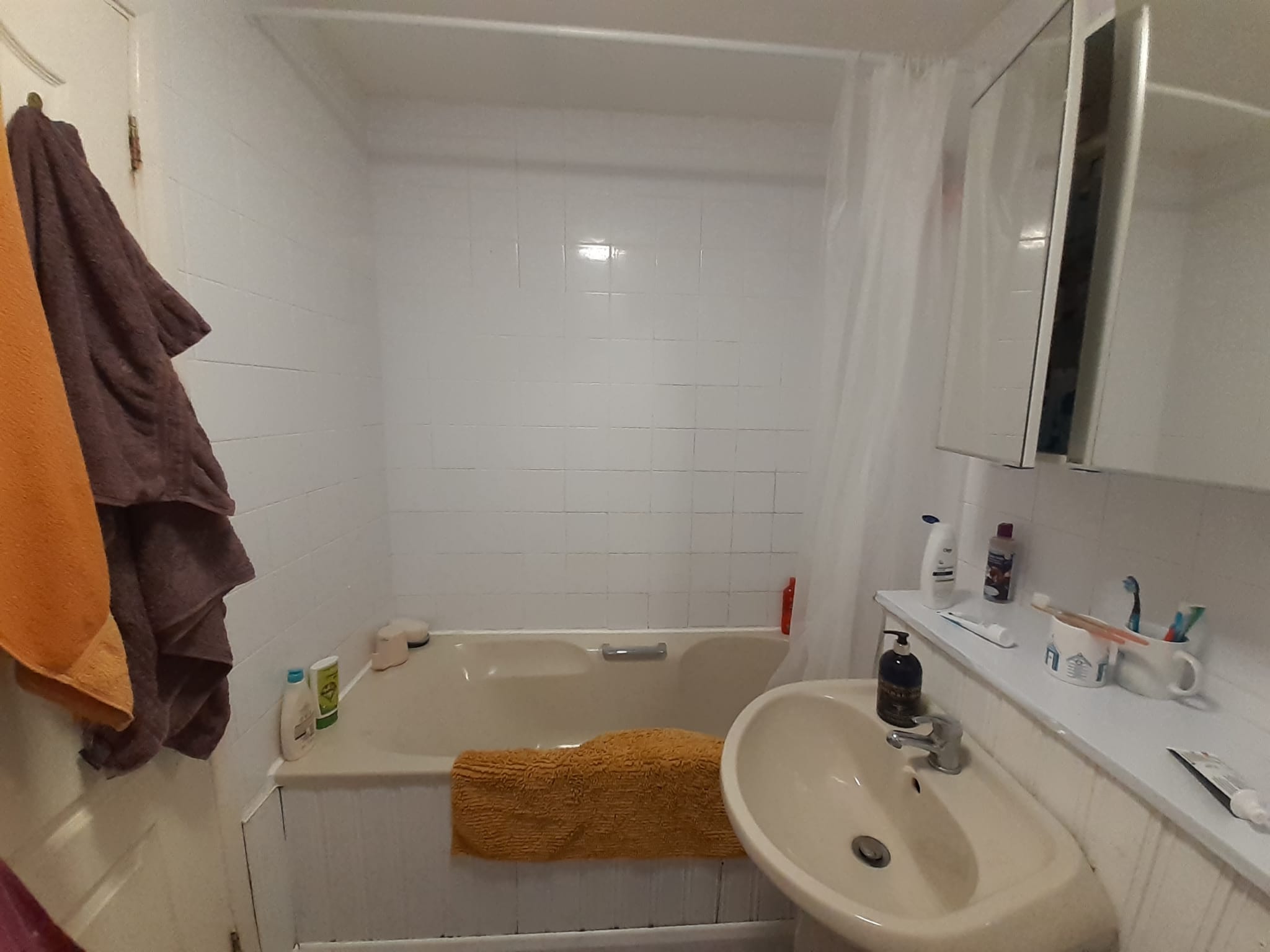 Bathroom renovation, before